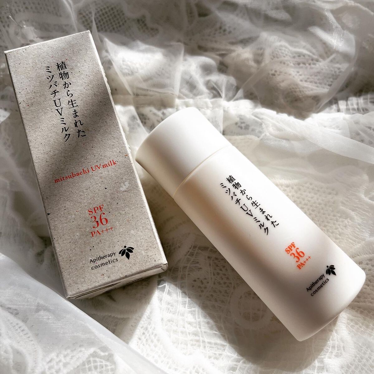 植物から生まれたミツバチUVミルク/アピセラピーコスメティクス/日焼け止めミルクを使ったクチコミ（1枚目）