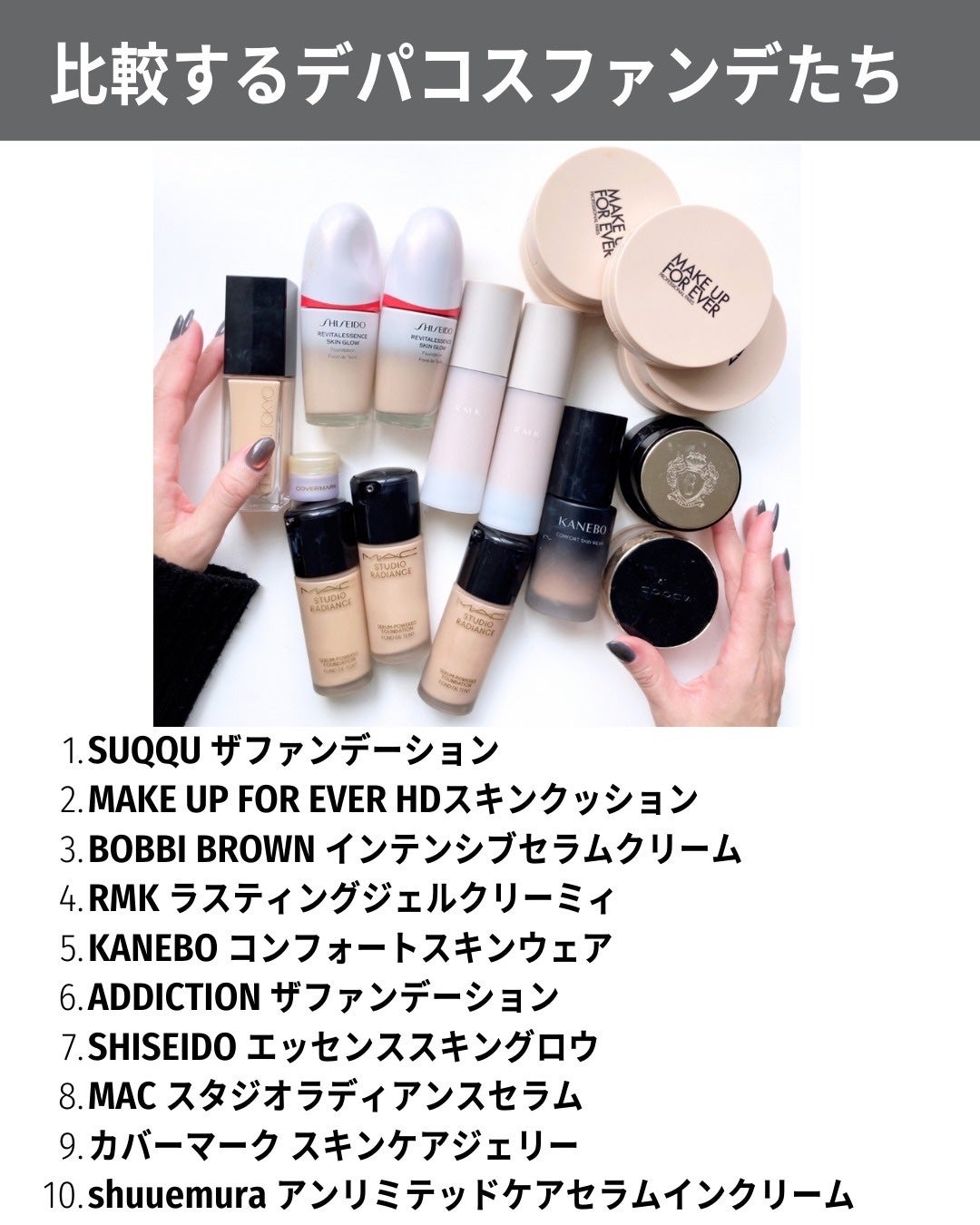 HDスキン ハイドラ グロウ ファンデーション/MAKE UP FOR EVER/リキッドファンデーションを使ったクチコミ(3枚目)