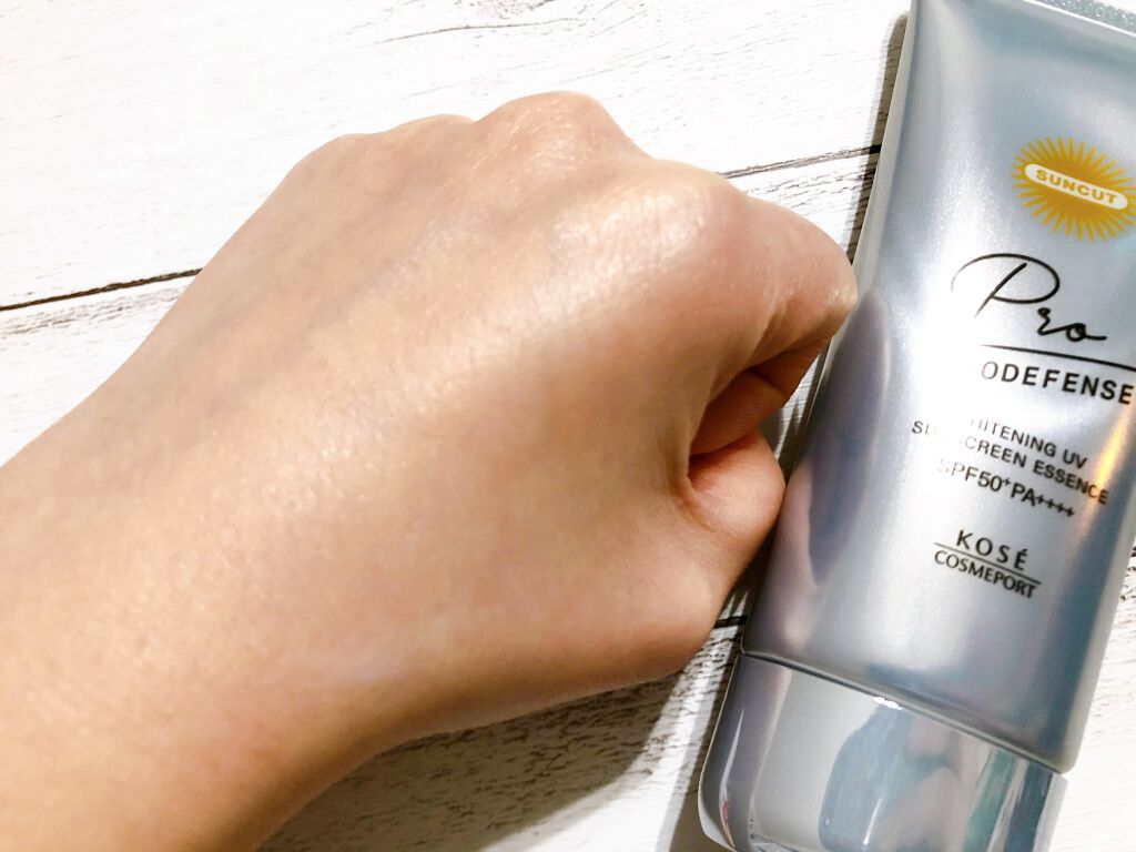 プロディフェンス ホワイトニングUV エッセンス/サンカット®/日焼け止めローションを使ったクチコミ(3枚目)