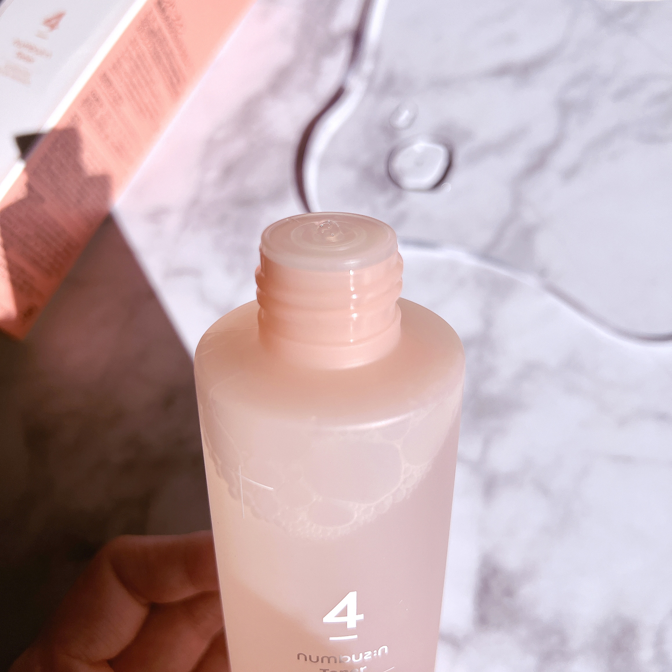 4番 ぴたっとメイクブースティングトナー/numbuzin/化粧水を使ったクチコミ（2枚目）