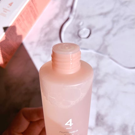 4番 ぴたっとメイクブースティングトナー/numbuzin/化粧水を使ったクチコミ(2枚目)