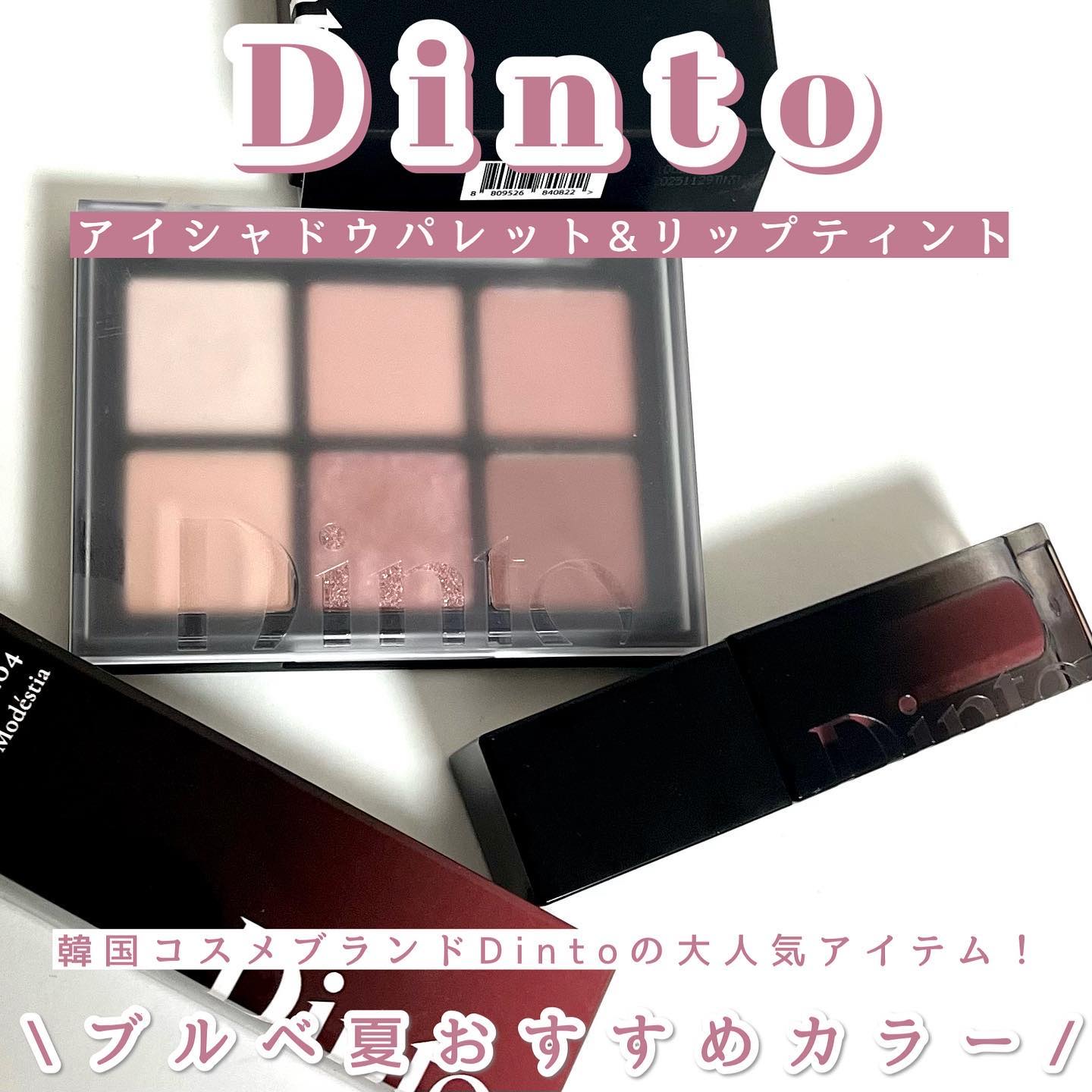 ブラーフィニシュシャドウパレット/Dinto/アイシャドウパレットを使ったクチコミ（1枚目）