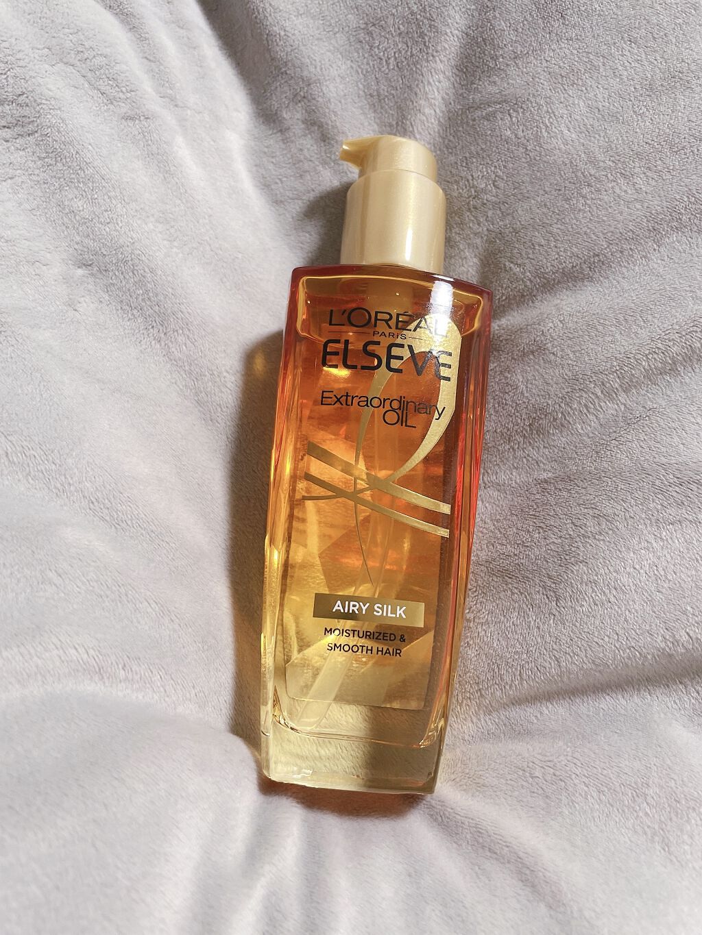 ロレアル パリ エクストラオーディナリー オイル エアリー シルク/ロレアル パリ/ヘアオイルを使ったクチコミ（1枚目）