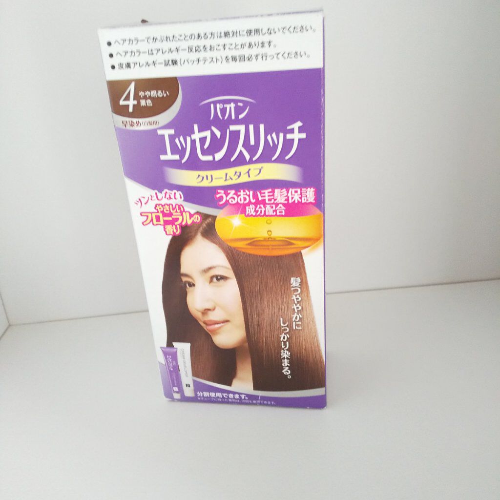 エッセンスリッチ(クリームへアカラー) /パオン/ヘアカラーを使ったクチコミ（1枚目）