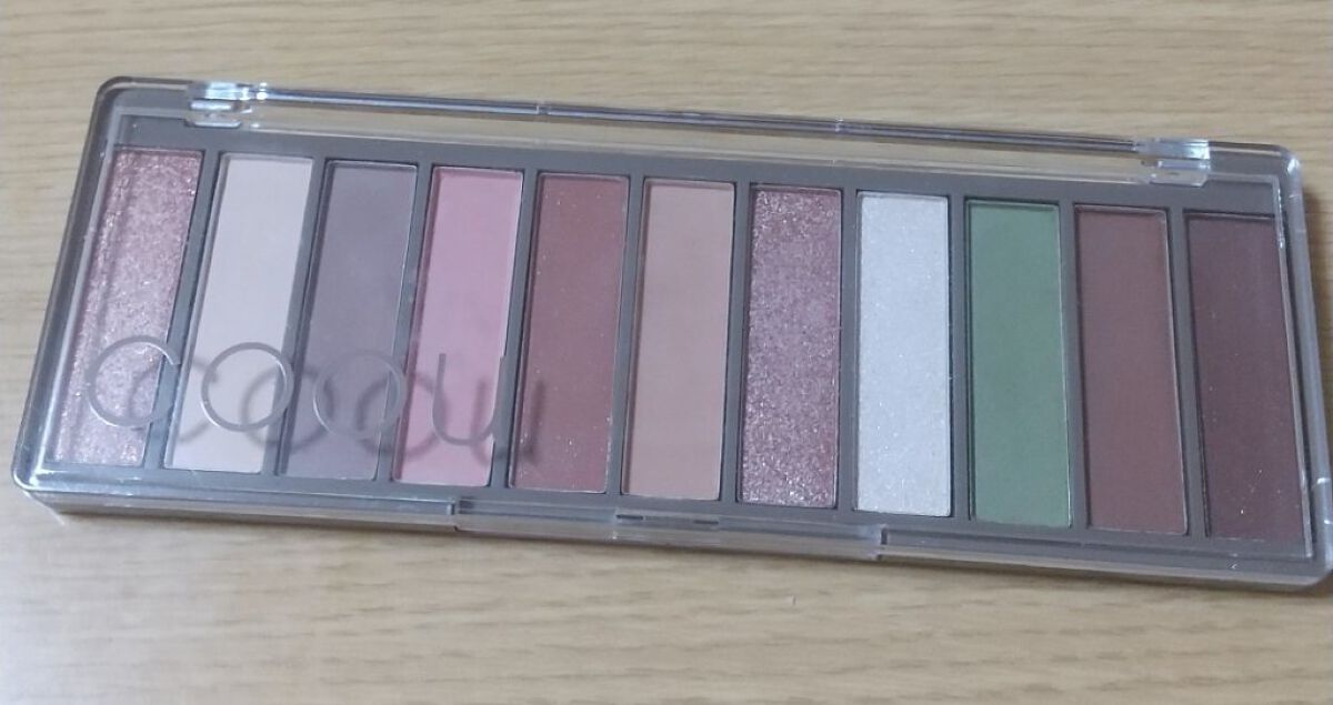 アイシャドウパレット 04 ライクピスタチオ/coou/アイシャドウパレットを使ったクチコミ（1枚目）