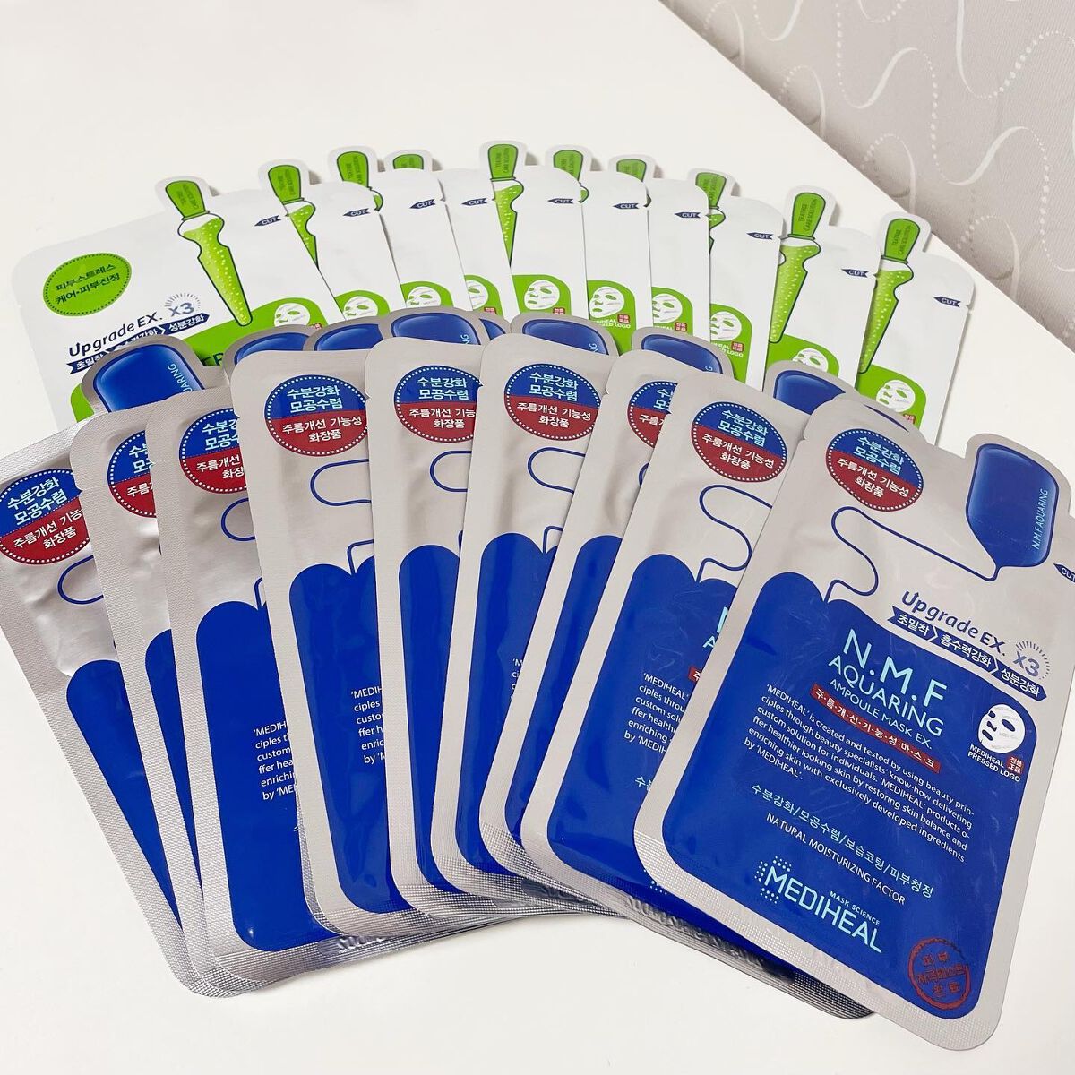 N.M.FアクアアンプルマスクJEX/MEDIHEAL/シートマスク・パックを使ったクチコミ（1枚目）