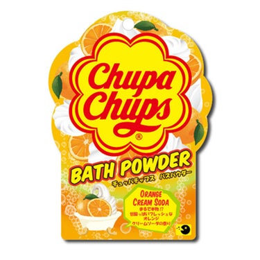 チュッパチャプス バスパウダー オレンジクリームソーダの香り 紀陽除虫菊