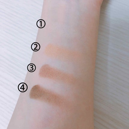 エアリータッチシャドウ/CEZANNE/アイシャドウパレットを使ったクチコミ(3枚目)