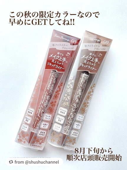 ラスティングリキッドライナー/キャンメイク/リキッドアイライナーを使ったクチコミ(8枚目)