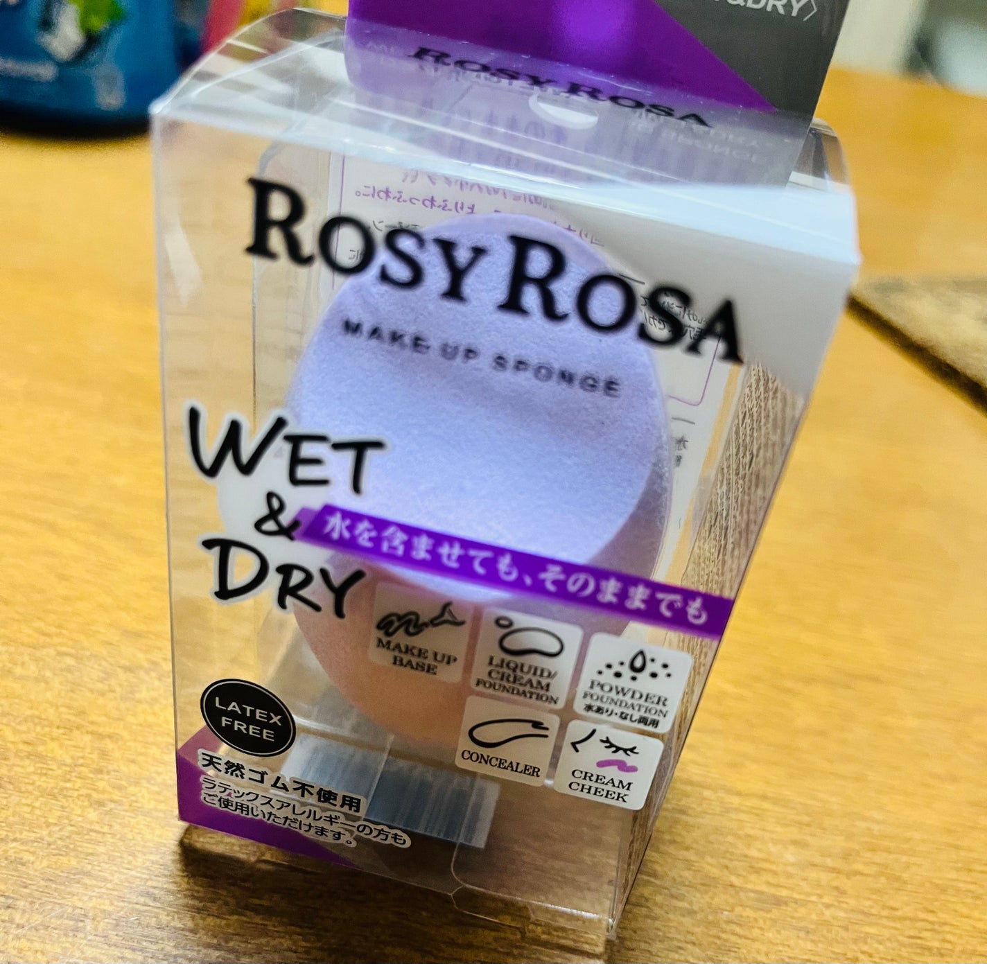 3Dスポンジ〈WET&DRY〉/ロージーローザ/パフ・スポンジを使ったクチコミ(1枚目)