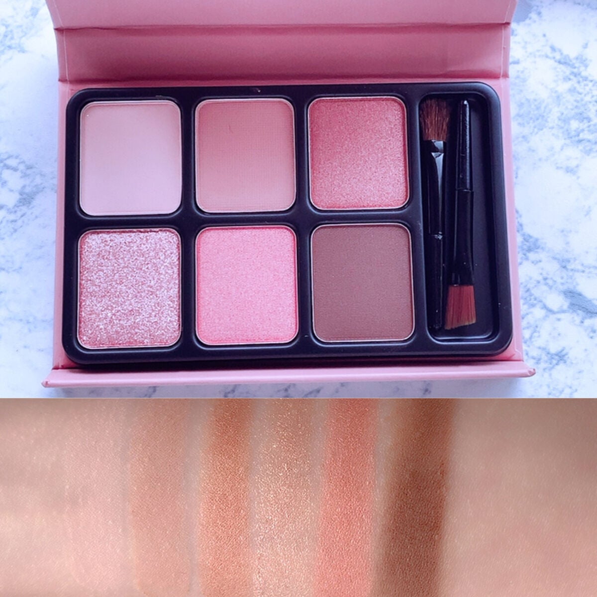 アイカラーパレット/heme/アイシャドウパレットを使ったクチコミ(3枚目)