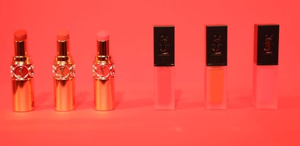 ルージュ ヴォリュプテ シャイン/YVES SAINT LAURENT BEAUTE/口紅を使ったクチコミ(4枚目)