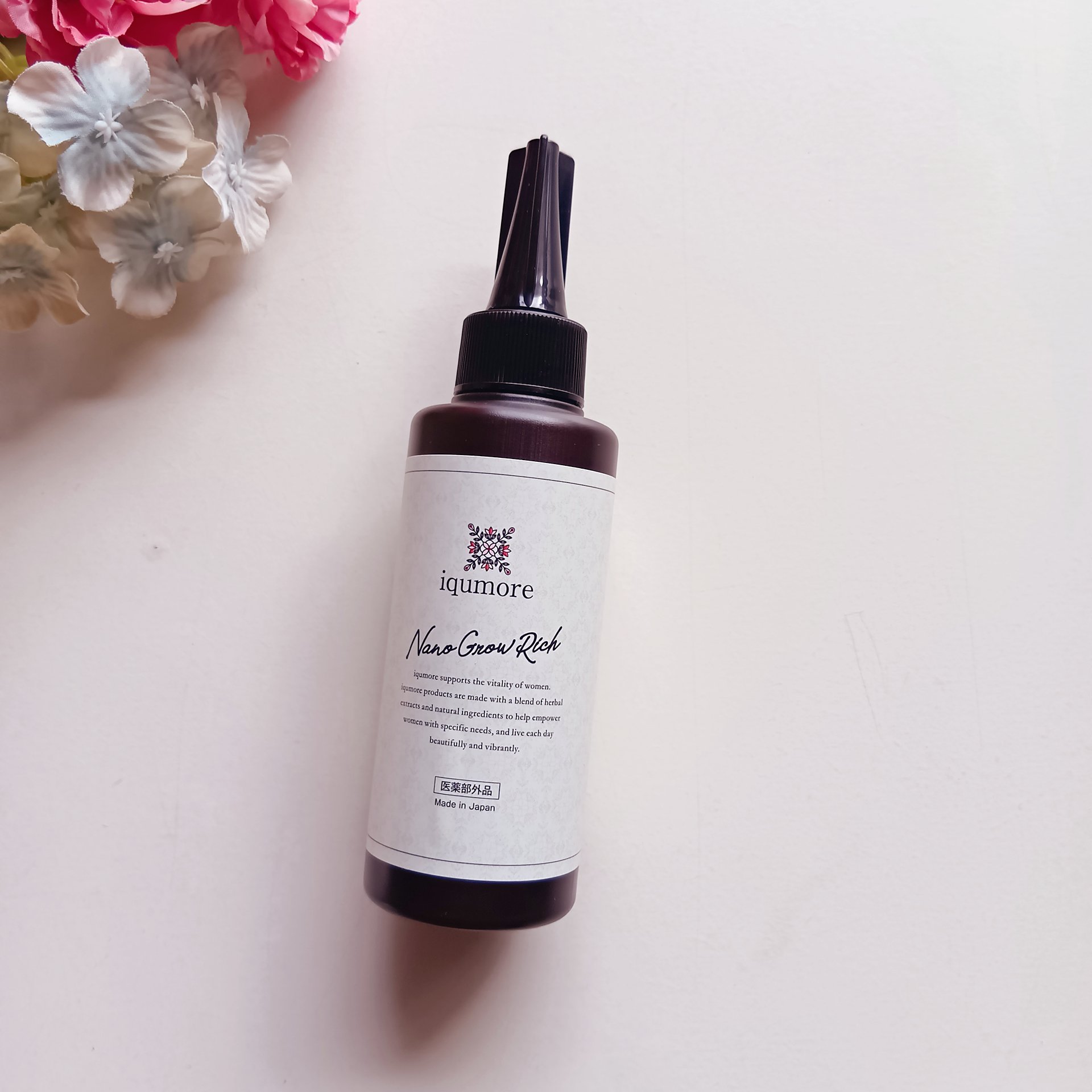 ナノグロウリッチ/iqumore/頭皮ローションを使ったクチコミ（2枚目）