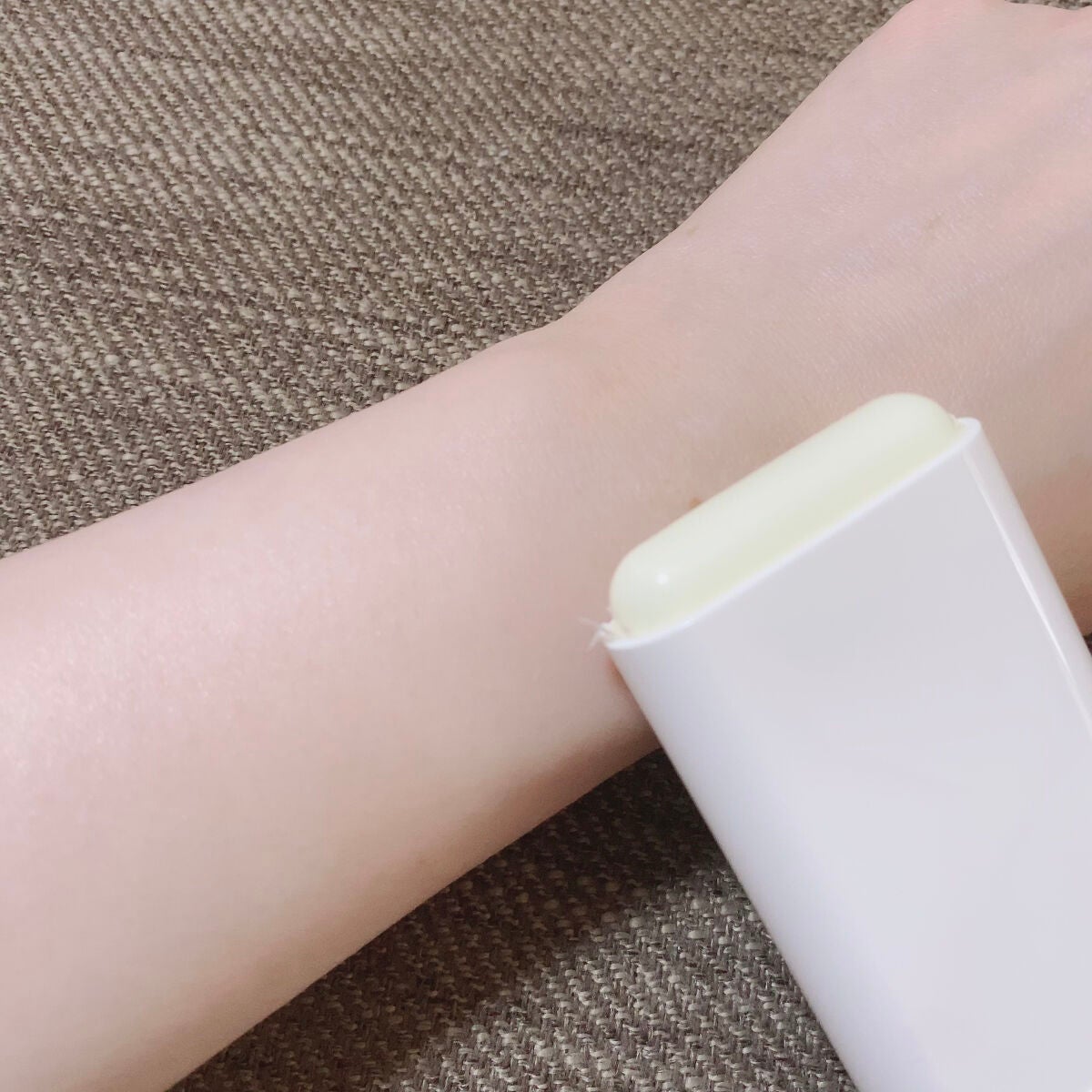 グリーンティー CICA マイルド サンスティック/ラウンドアラウンド/日焼け止めスティックを使ったクチコミ(5枚目)