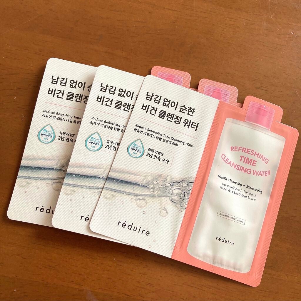 リフレッシング タイム クレンジング ウォーター/reduire /クレンジングウォーターを使ったクチコミ(1枚目)
