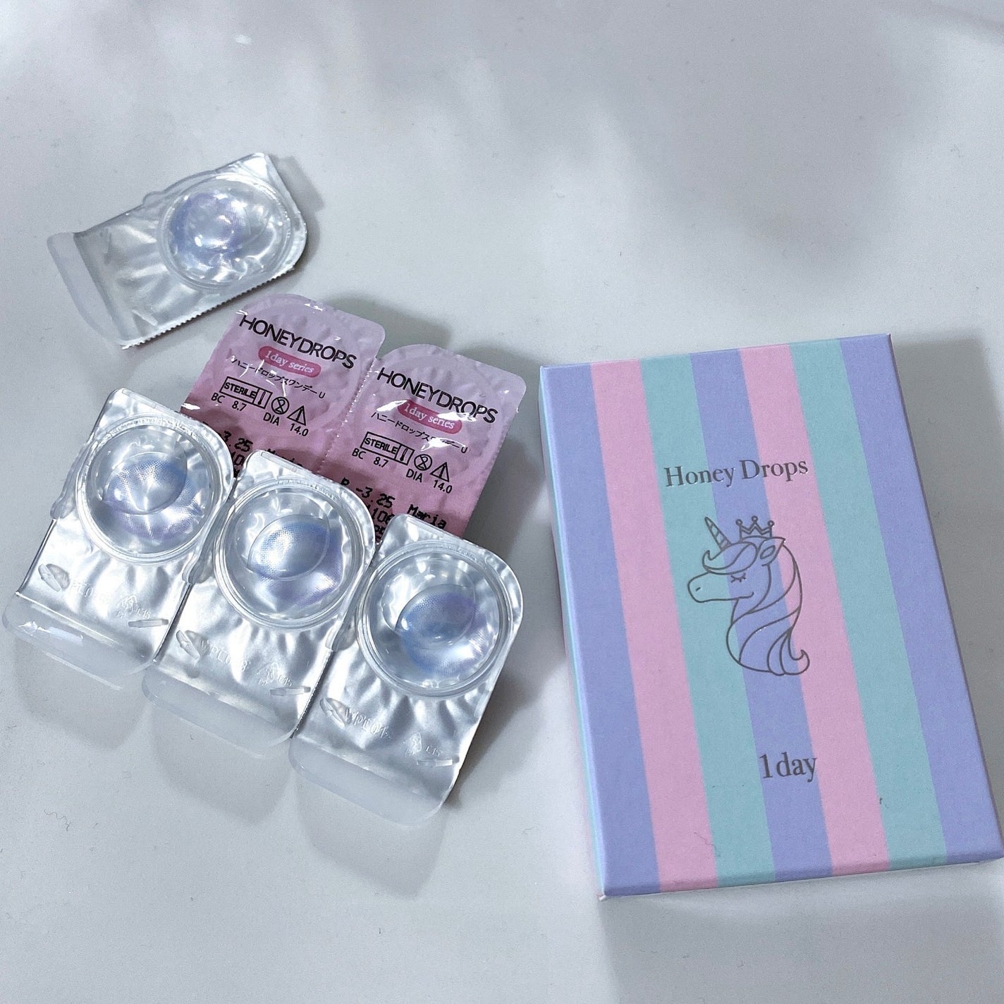 ハニードロップスワンデーU/HONEY DROPS/ワンデー(1DAY)カラコンを使ったクチコミ(7枚目)