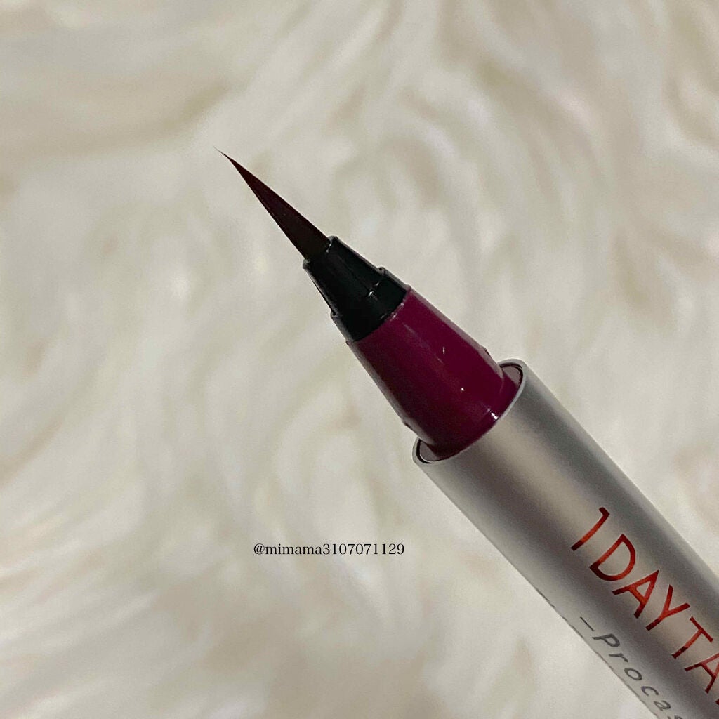 1DAY TATTOO プロキャスト ザ・アイライナー/K-パレット/リキッドアイライナーを使ったクチコミ(2枚目)