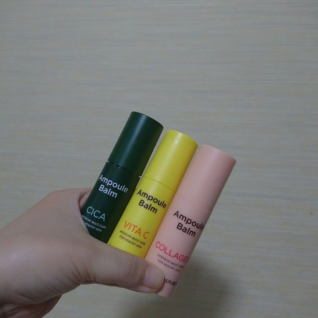 スティック美容液(コラーゲン)/ネイチャーリパブリック/フェイスバームを使ったクチコミ（1枚目）