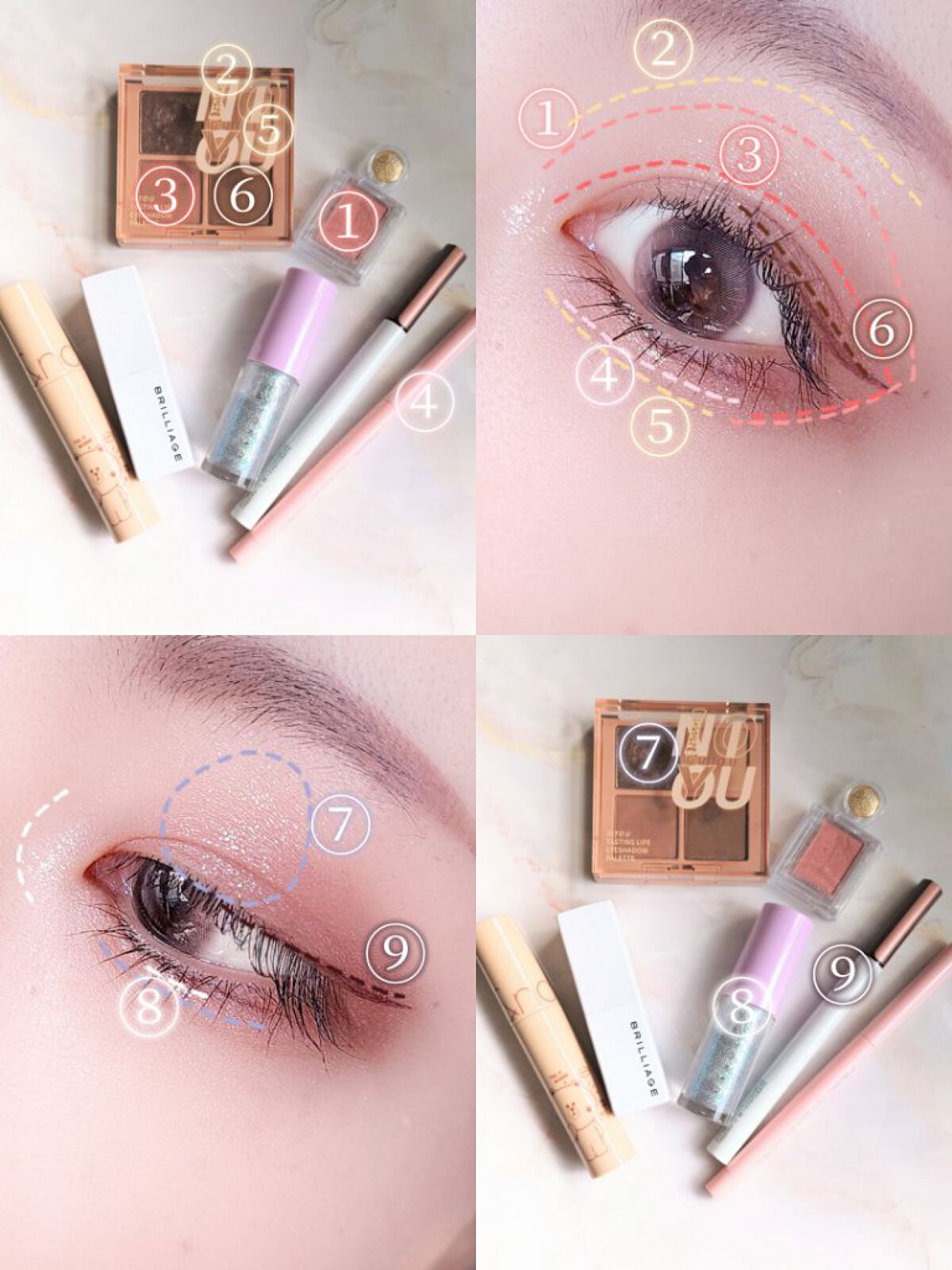 テイスティングライフアイシャドウパレット/INTO U/アイシャドウパレットを使ったクチコミ（3枚目）