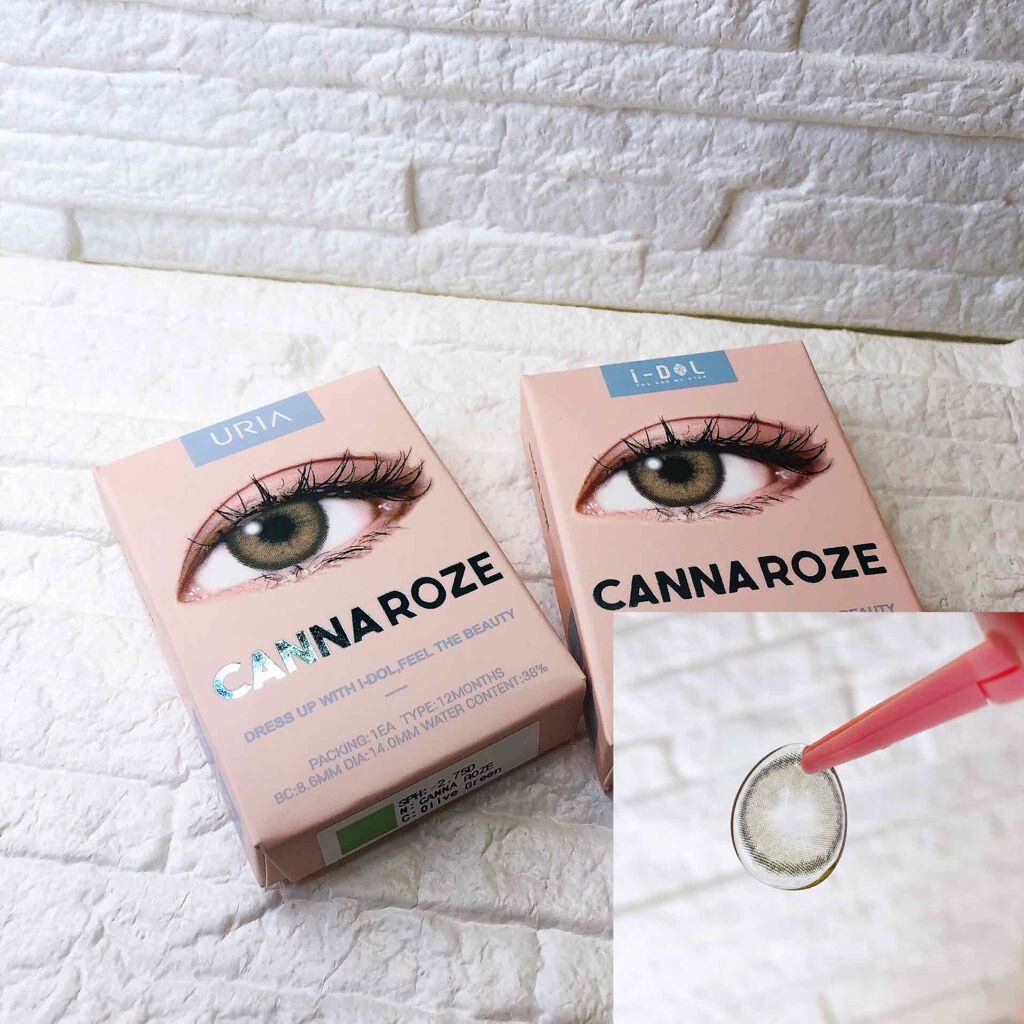 CANNA ROZE 1year/URIA i-DOL/カラーコンタクトレンズを使ったクチコミ(1枚目)