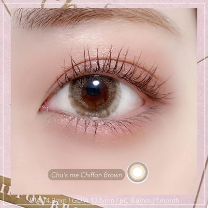 Chu's me monthly/Chu's me/1ヶ月(1MONTH)カラコンを使ったクチコミ(4枚目)
