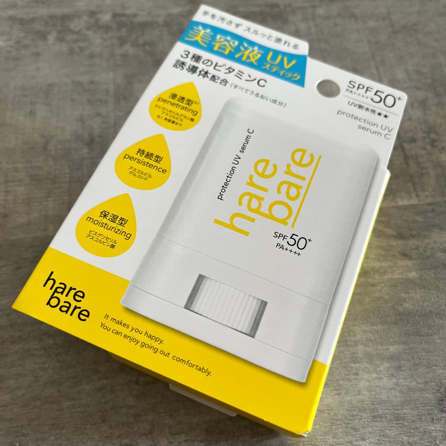 ハレバレ プロテクションUV セラム C スティック/ハレバレ/日焼け止めスティックを使ったクチコミ(2枚目)