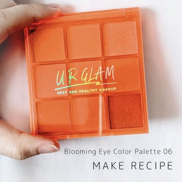 UR GLAM　BLOOMING EYE COLOR PALETTE 06/U R GLAM/パウダーアイシャドウを使ったクチコミ（1枚目）