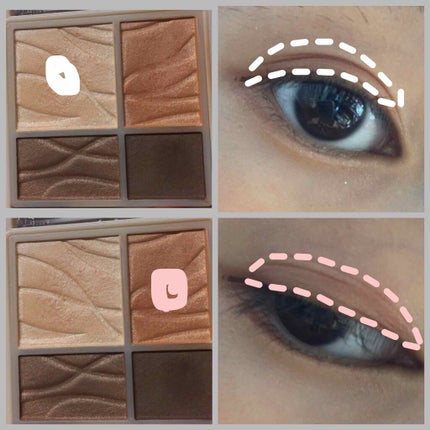 エアリータッチシャドウ/CEZANNE/アイシャドウパレットを使ったクチコミ(2枚目)