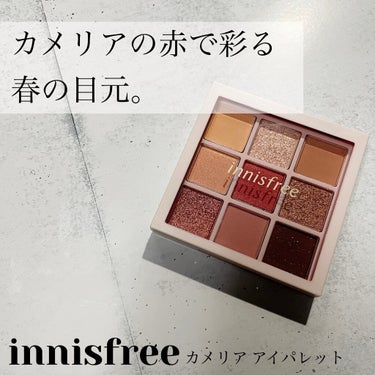 カメリア アイパレット/innisfree/アイシャドウパレットを使ったクチコミ（1枚目）