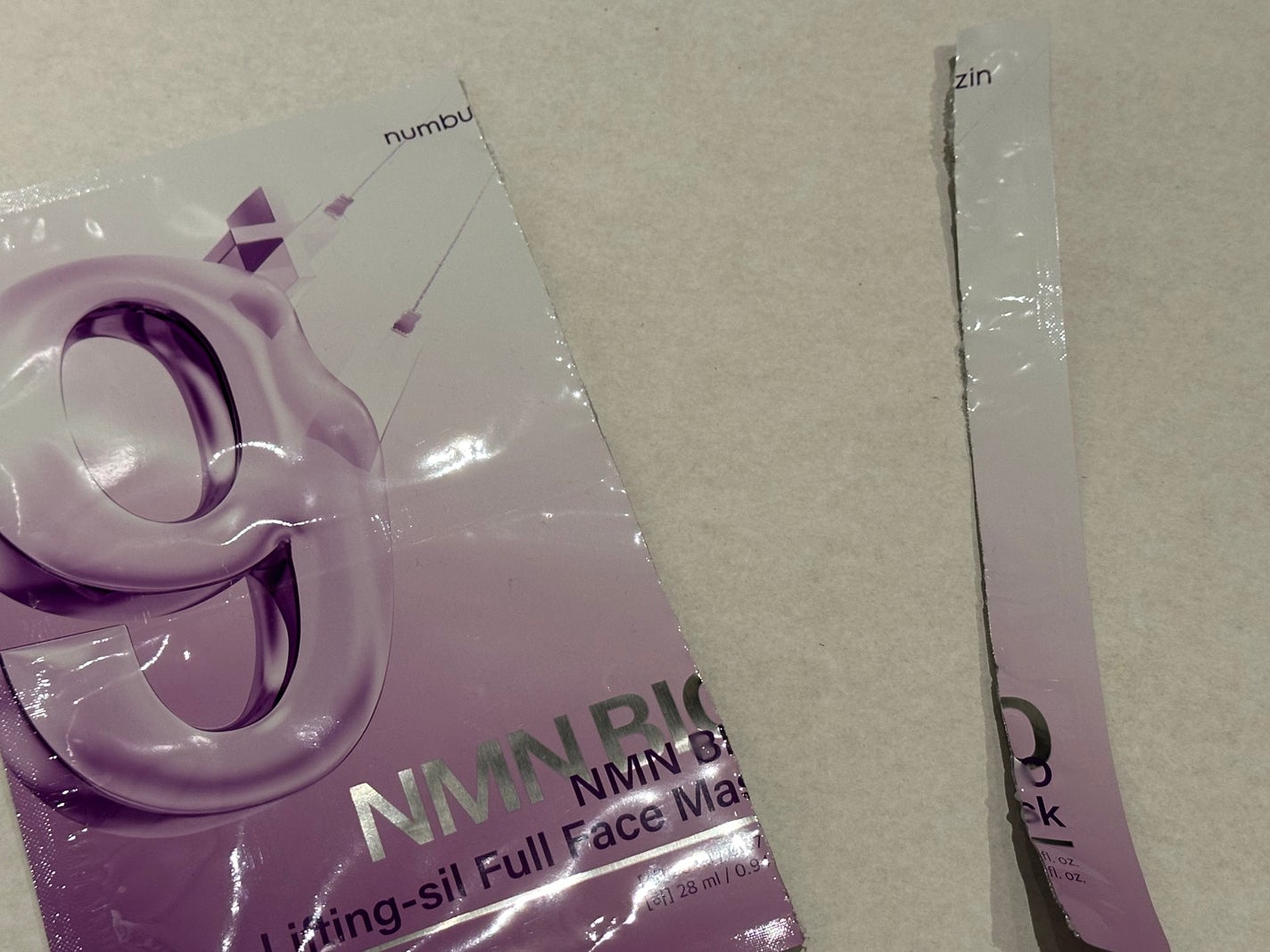 9番 NMNバイオリフトラッピングマスク/numbuzin/シートマスク・パックを使ったクチコミ(2枚目)