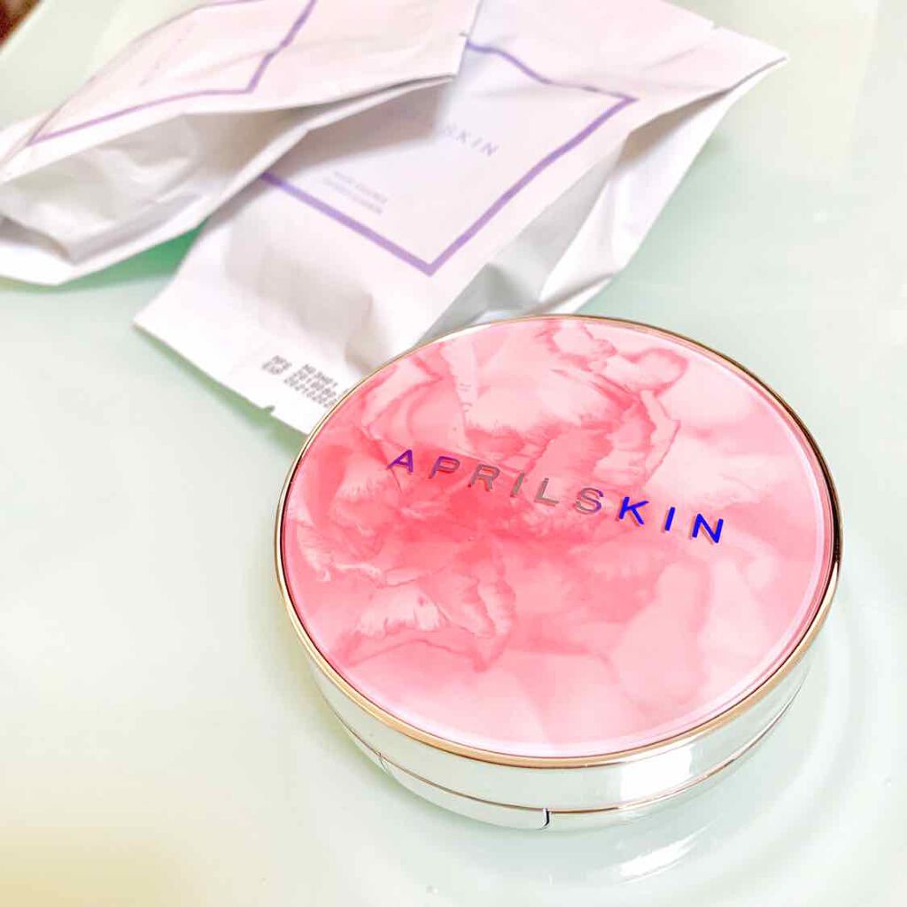 超スリムクッション/APRILSKIN/クッションファンデーションを使ったクチコミ(2枚目)