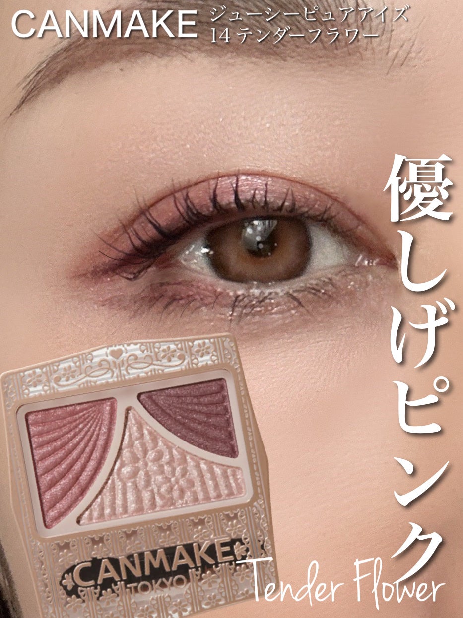 ジューシーピュアアイズ/キャンメイク/アイシャドウパレットを使ったクチコミ(1枚目)