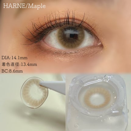HARNE 1day/HARNE/ワンデー(1DAY)カラコンを使ったクチコミ(6枚目)