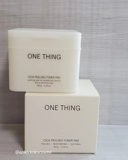 シカピーリングトナーパッド/ONE THING/トナーパッドを使ったクチコミ(1枚目)