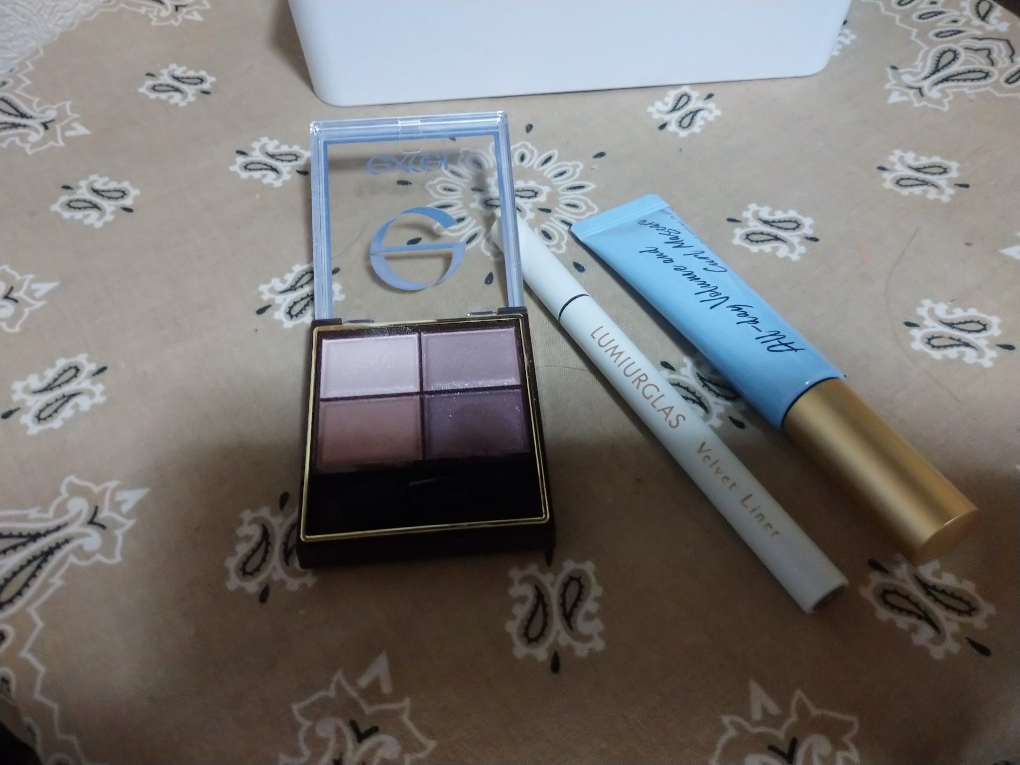 スキニーリッチシャドウ/excel/アイシャドウパレットを使ったクチコミ（1枚目）