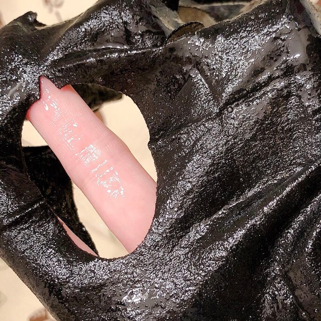 ピュアブラック アクアモイスチャー シートマスク/ALFACE+/シートマスク・パックを使ったクチコミ(3枚目)