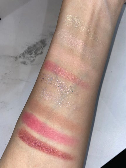 グリッターペディアアイパレット/unleashia/アイシャドウパレットを使ったクチコミ(5枚目)