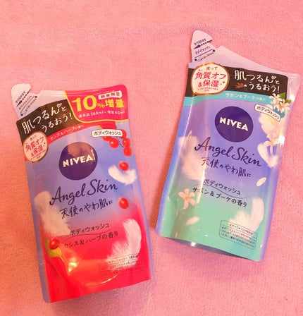 エンジェルスキン ボディウォッシュ サボン&ブーケの香り/ニベア/ボディソープを使ったクチコミ(1枚目)