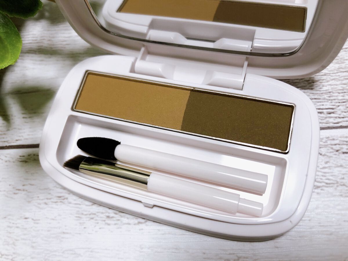 パウダーアイブロウ PB ピンクブラウン/media luxe/パウダーアイブロウを使ったクチコミ（3枚目）