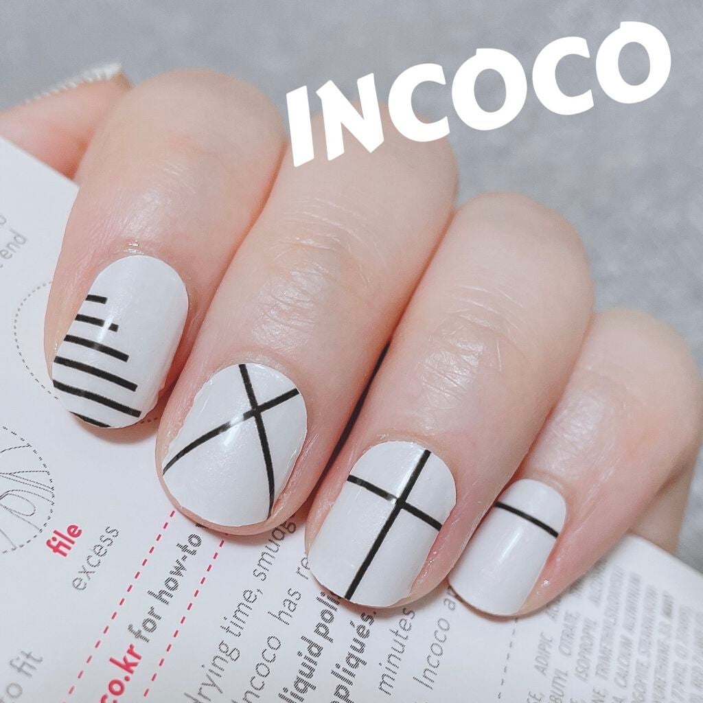 INCOCO インココ マニキュアシート/インココ/ネイルシールを使ったクチコミ(1枚目)