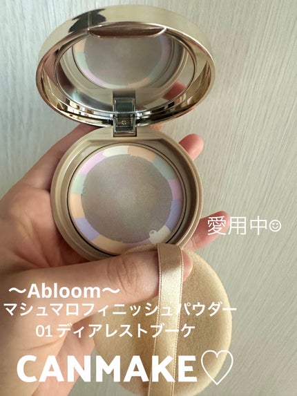 マシュマロフィニッシュパウダー ~Abloom~/キャンメイク/プレストパウダーを使ったクチコミ(1枚目)