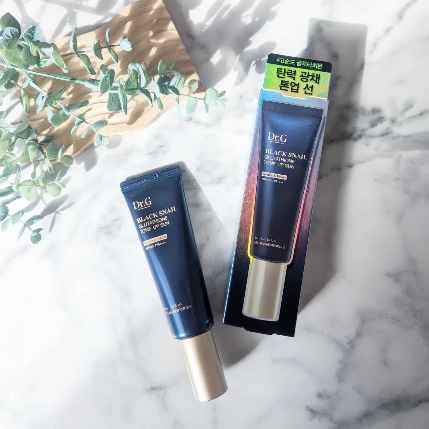 ブラックスネイルグルタチオントーンアップサン/Dr.G/日焼け止めクリームを使ったクチコミ(1枚目)