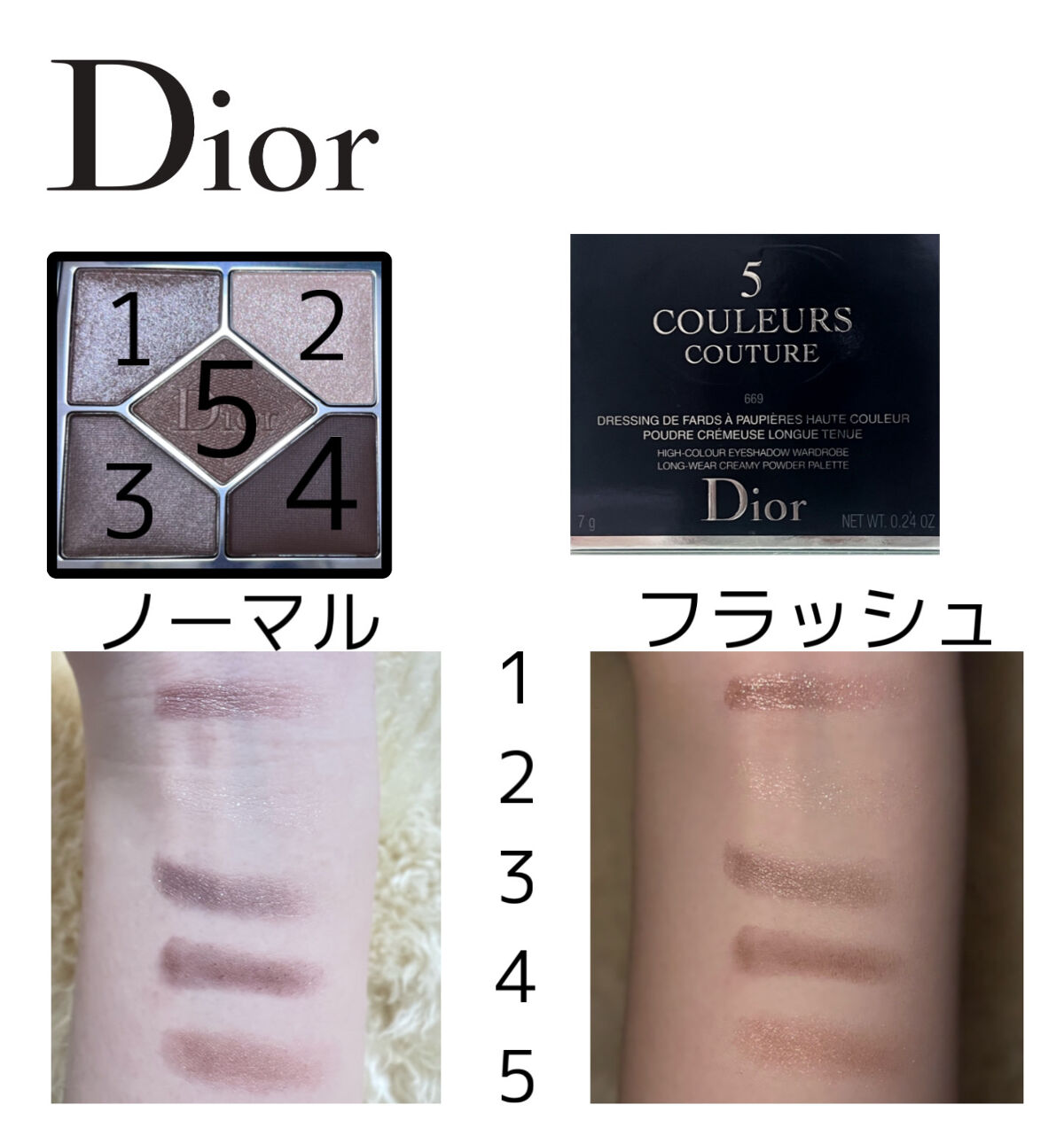【旧】サンク クルール クチュール/Dior/アイシャドウパレットを使ったクチコミ（3枚目）