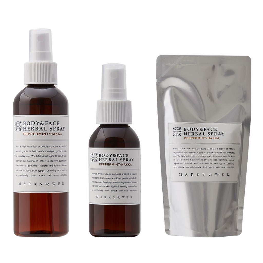 ボディ&フェイス ハーバルスプレー ペパーミント MARKS&WEB