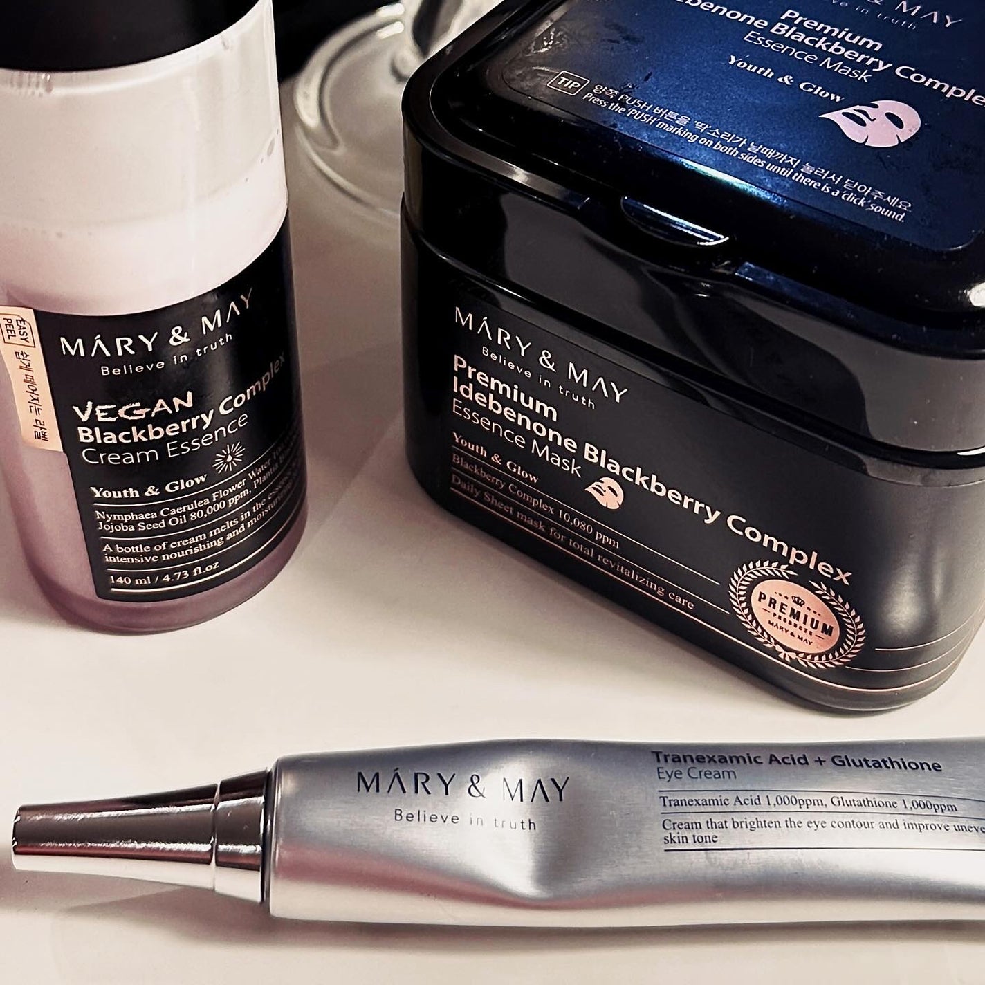 プレミアムイデベノンブラックベリーコンプレックスアンプルマスク/MARY&MAY/シートマスク・パックを使ったクチコミ(5枚目)