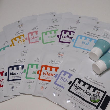 the shiny faciaI mask sheet 20 minutes doctors care /The Shiny/シートマスク・パックを使ったクチコミ(1枚目)