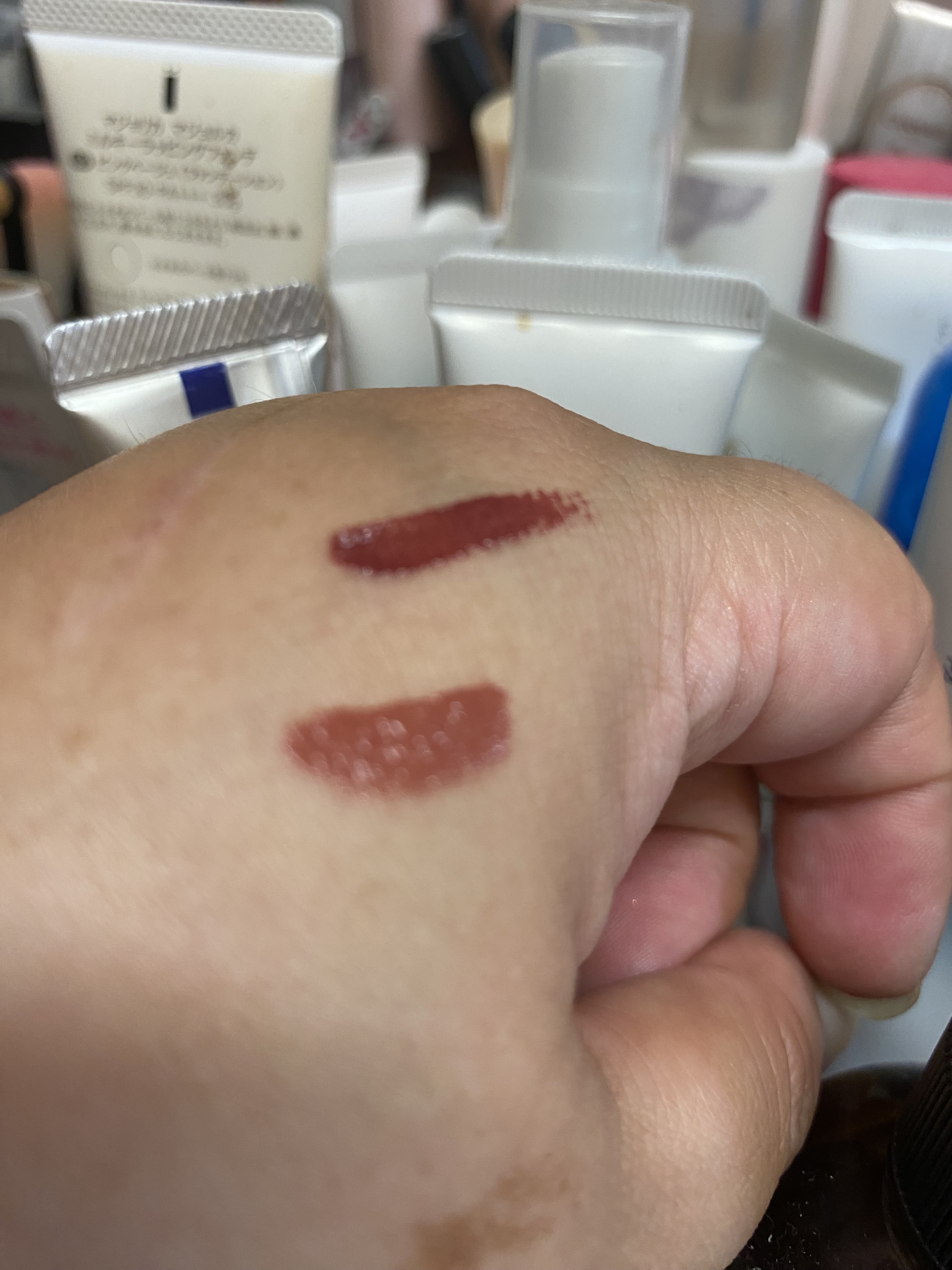 ジューシーリップティント 07 フレーズロゼ/キャンメイク/口紅を使ったクチコミ（3枚目）