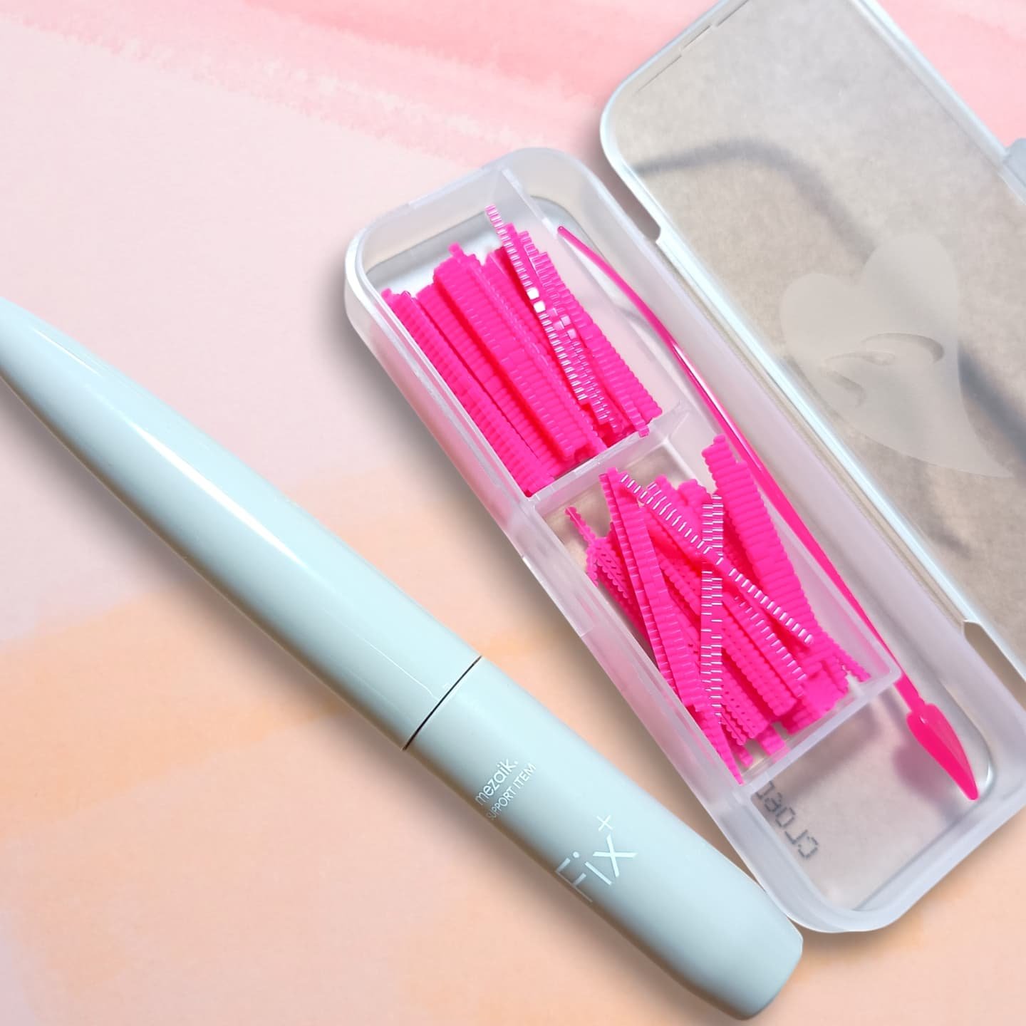 フリーファイバー120 スタンダードタイプ  120本/メザイク/二重まぶた用アイテムを使ったクチコミ（2枚目）