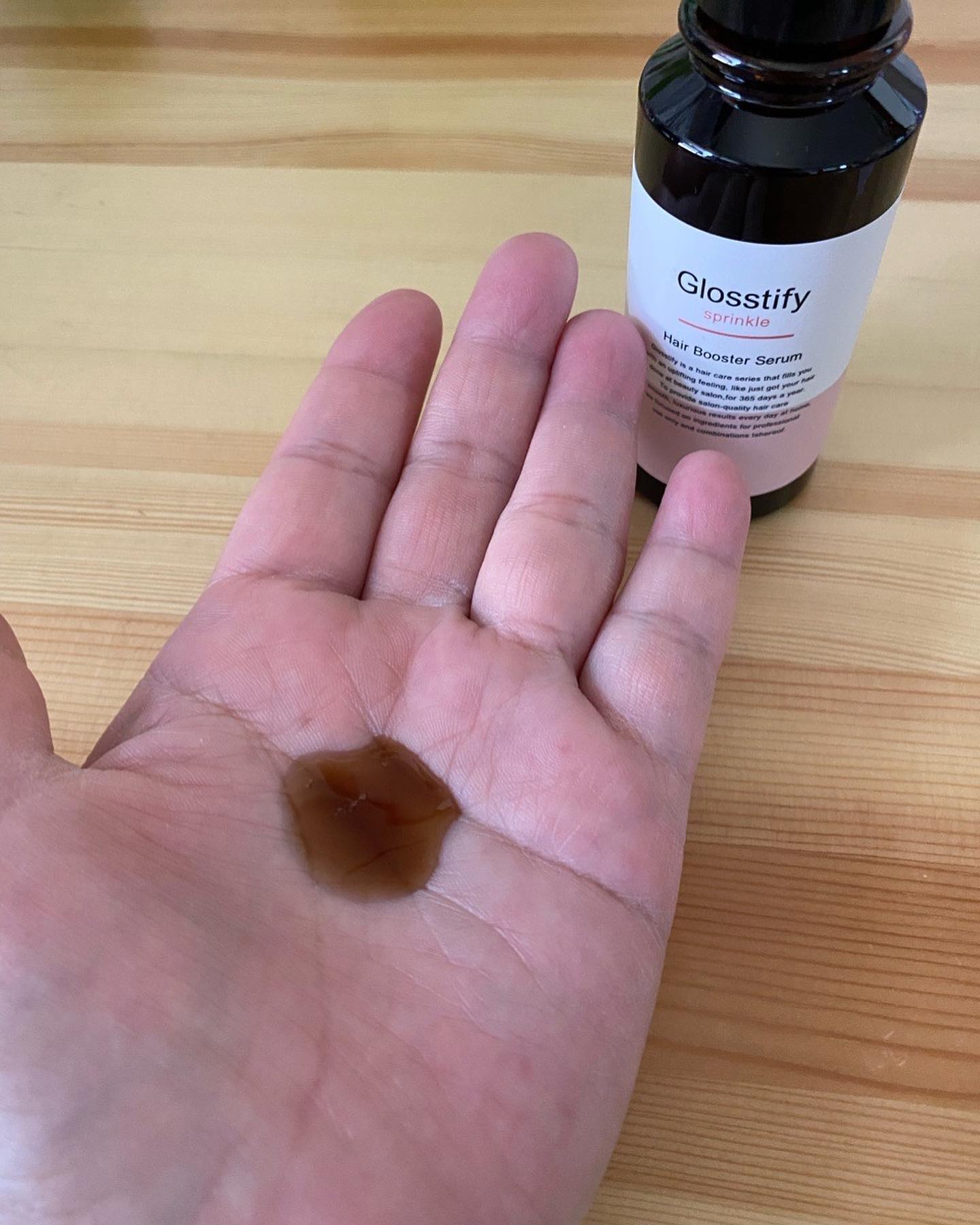 Sprinkle/Glosstify/洗い流すヘアトリートメントを使ったクチコミ（2枚目）