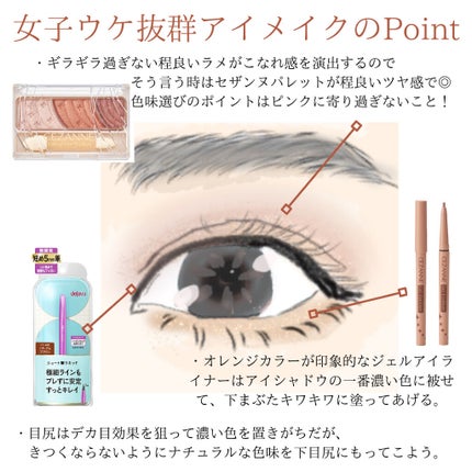 トーンアップアイシャドウ/CEZANNE/アイシャドウパレットを使ったクチコミ(4枚目)